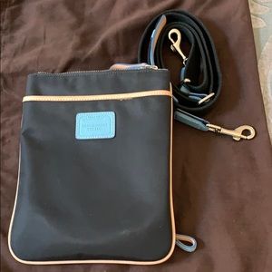 Coach black crossbody bag or used as a belt pack
